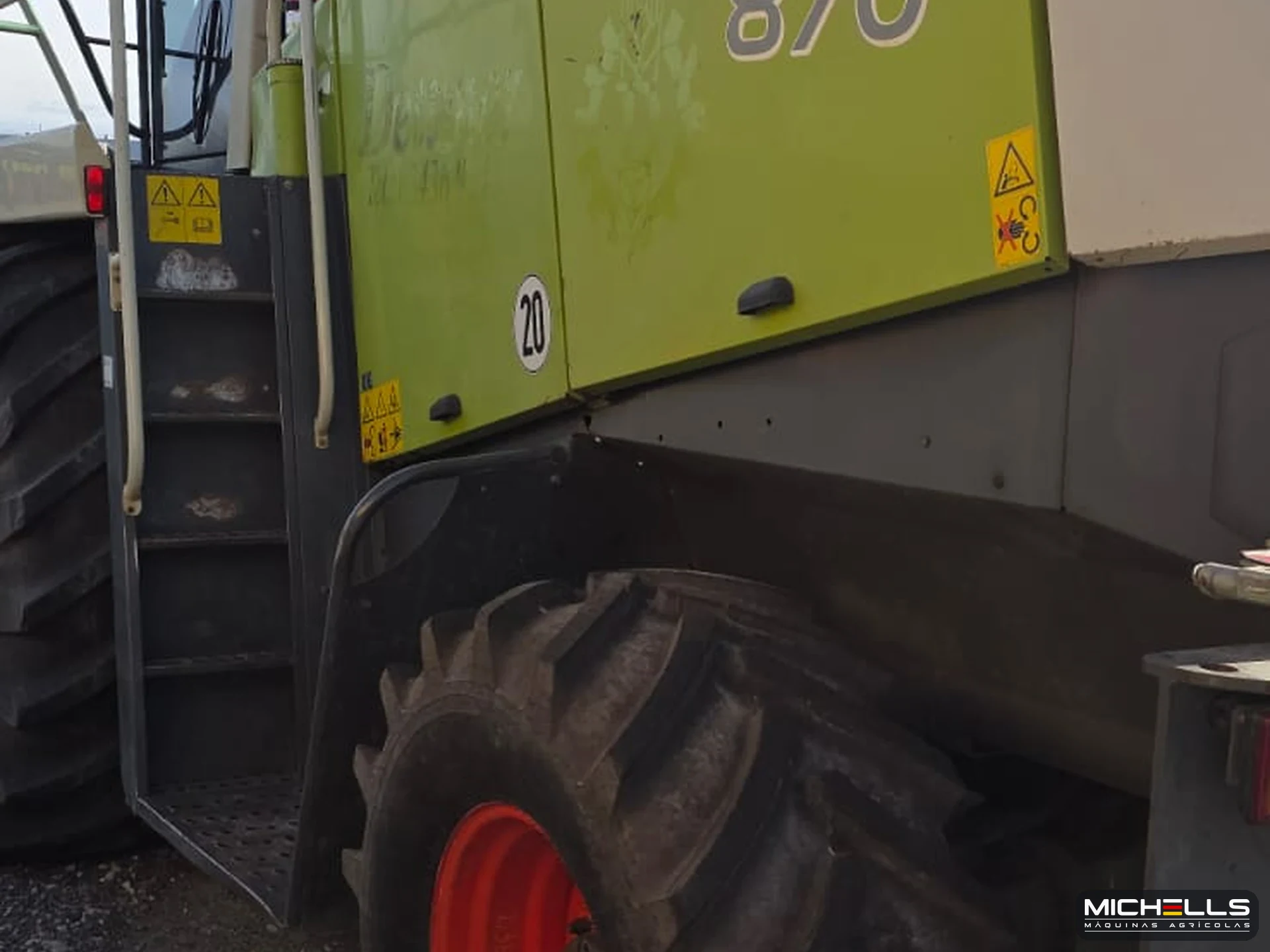 Claas Jaguar 980 V-MAX · Dynamic Power 2019 verde — foto