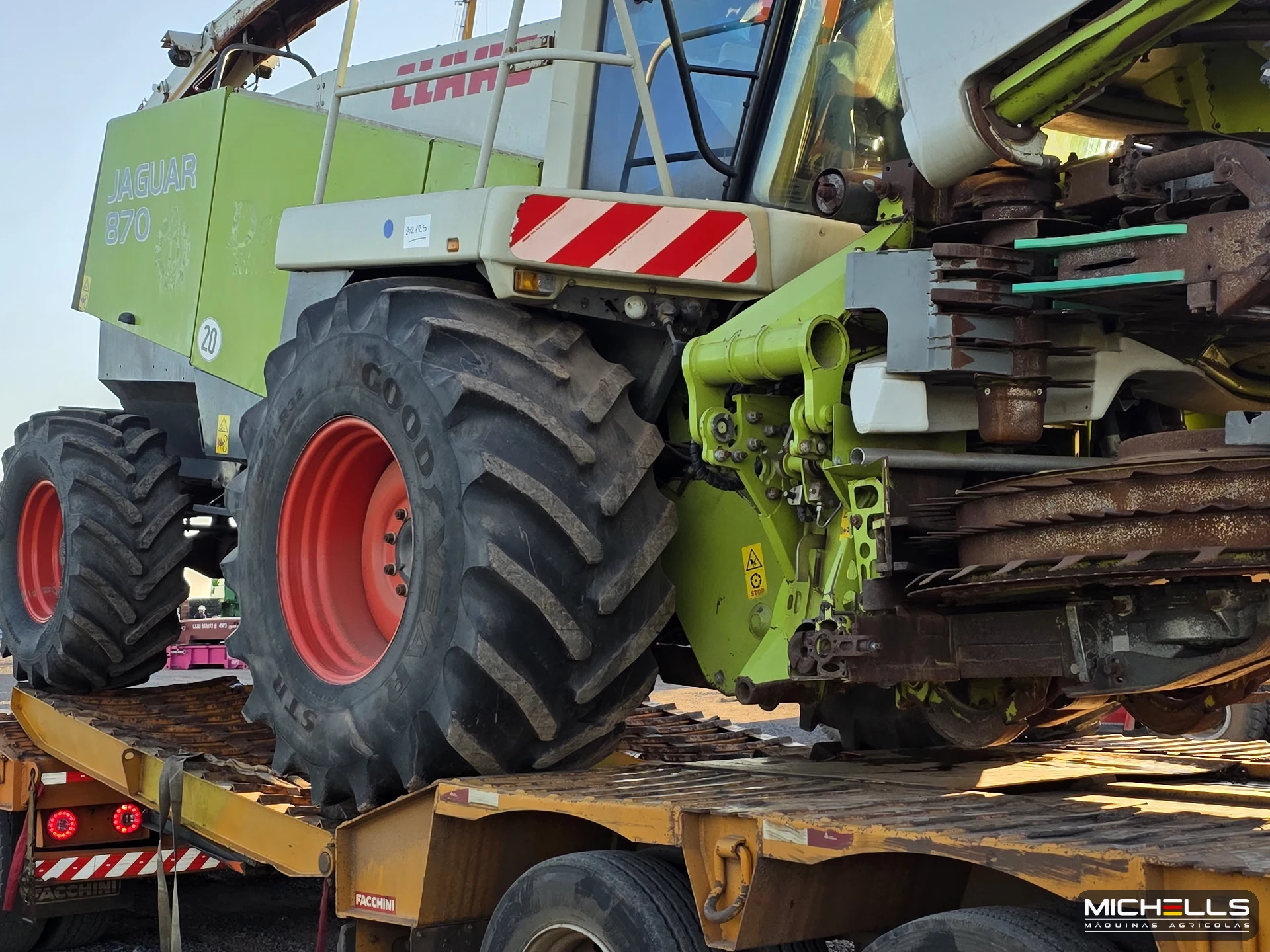 Claas Jaguar 870 type 492 2003 verde — foto