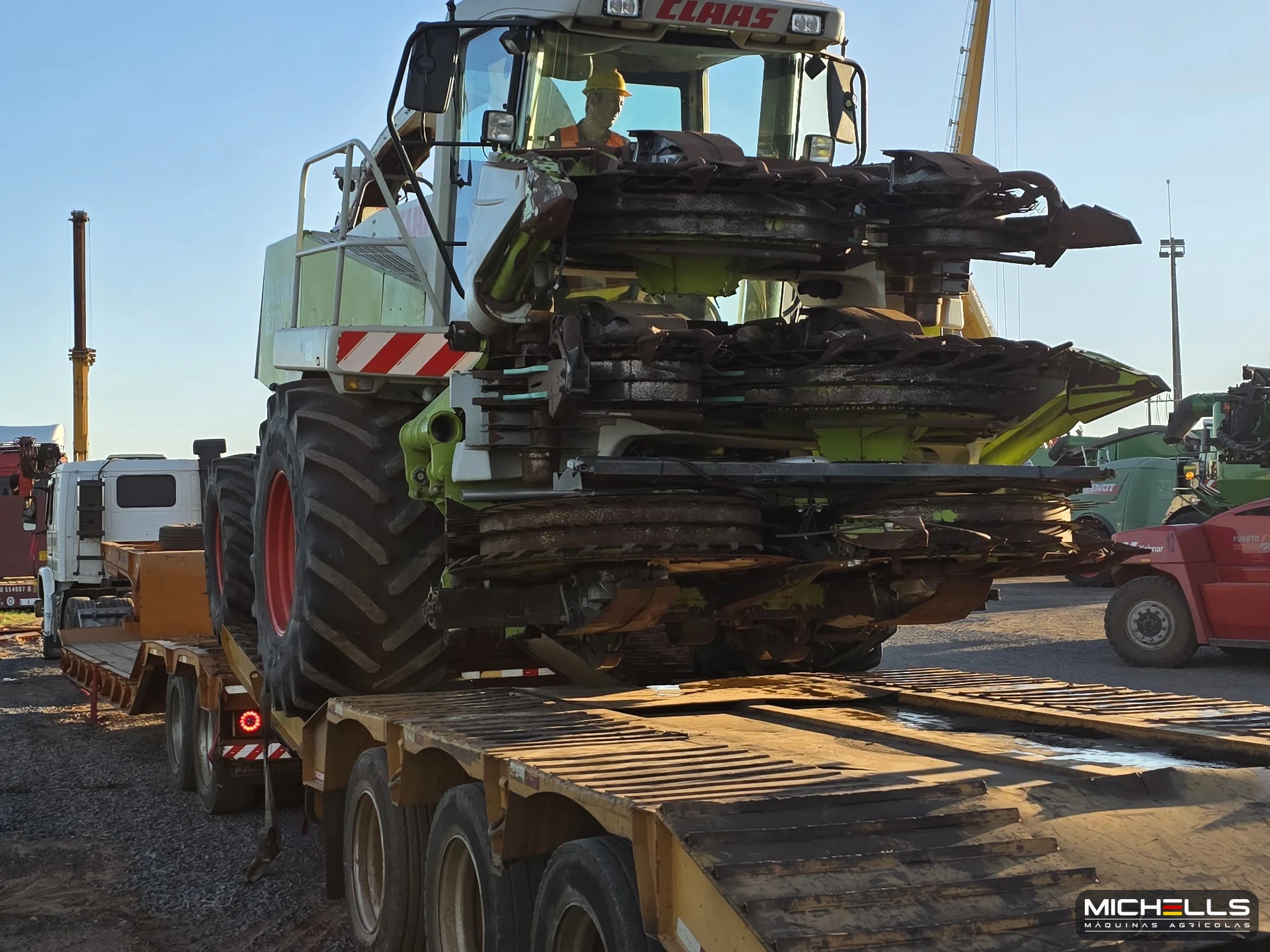 Claas Jaguar 870 type 492 2003 verde — foto