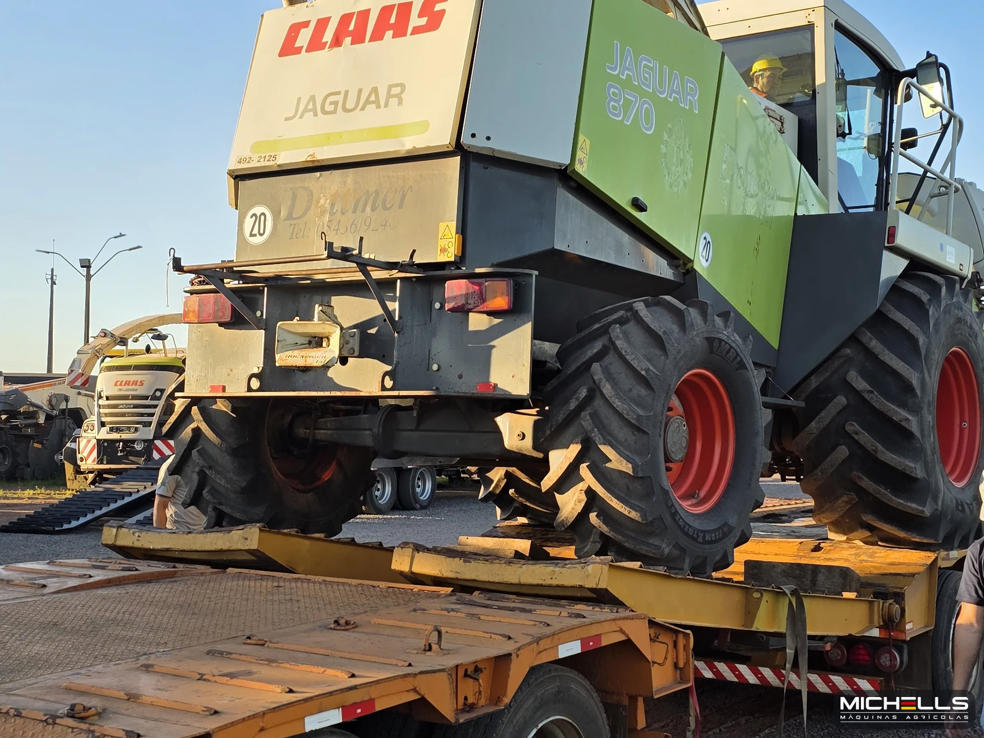 Claas Jaguar 870 type 492 2003 verde — foto