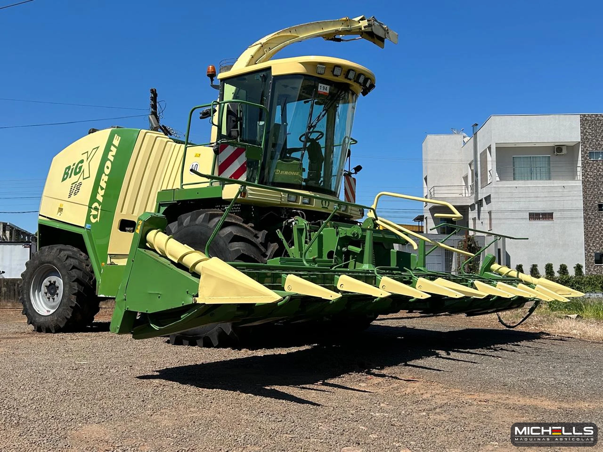 Krone BiG X 680 OptiMaize 2020 verde — foto