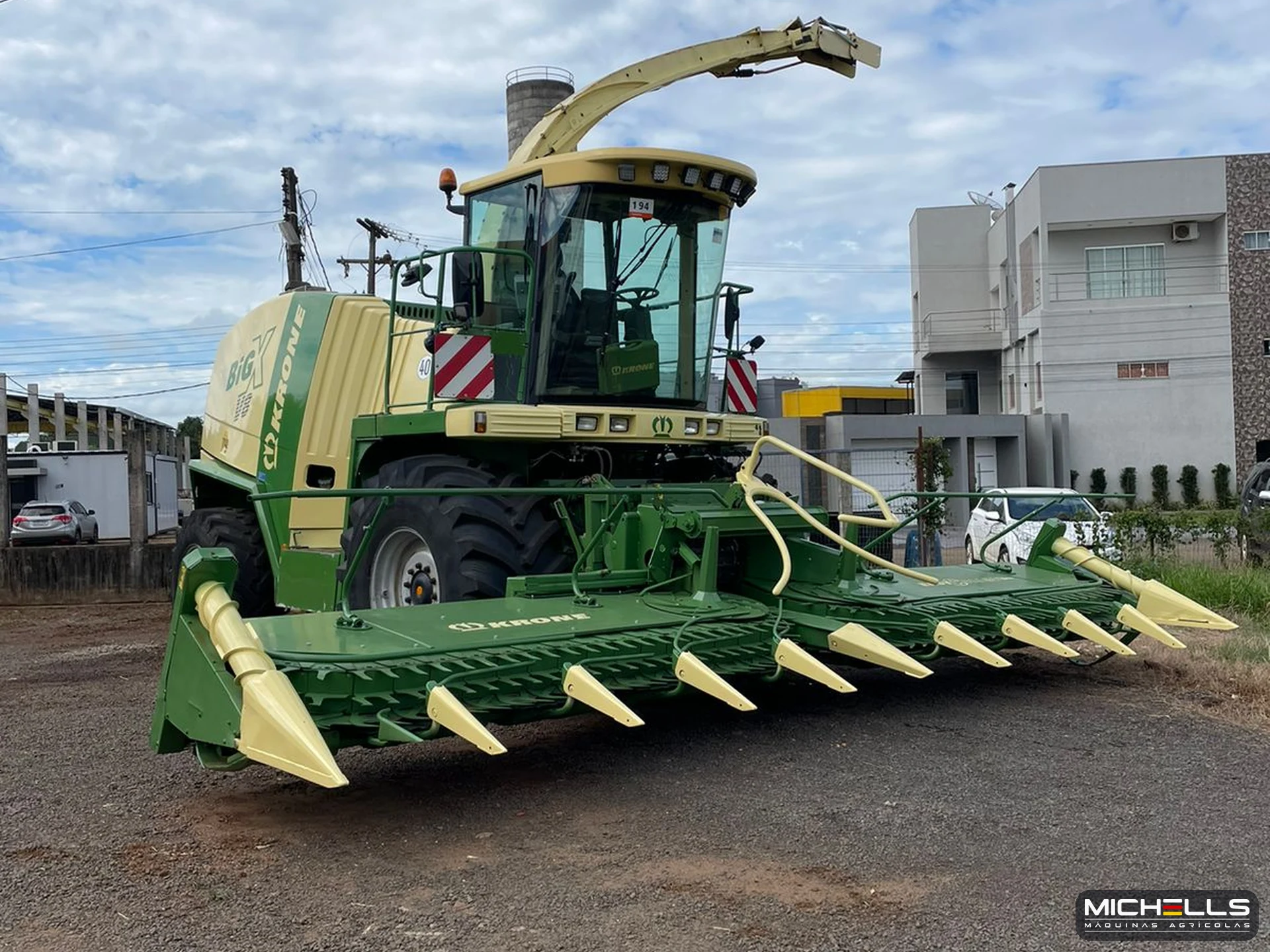 Krone BiG X 680 OptiMaize 2020 verde — foto