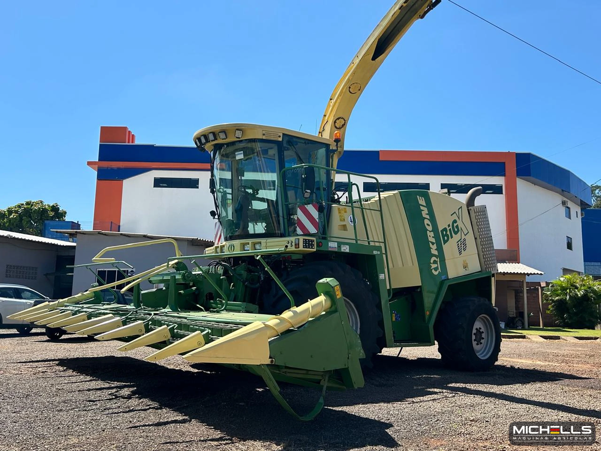 Krone BiG X 680 OptiMaize 2020 verde — foto
