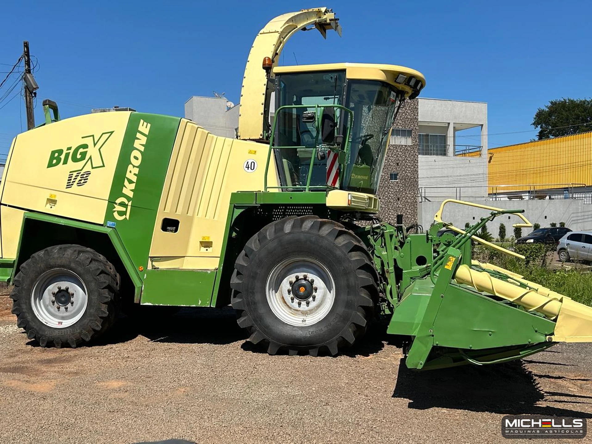 Krone BiG X 680 OptiMaize 2020 verde — foto
