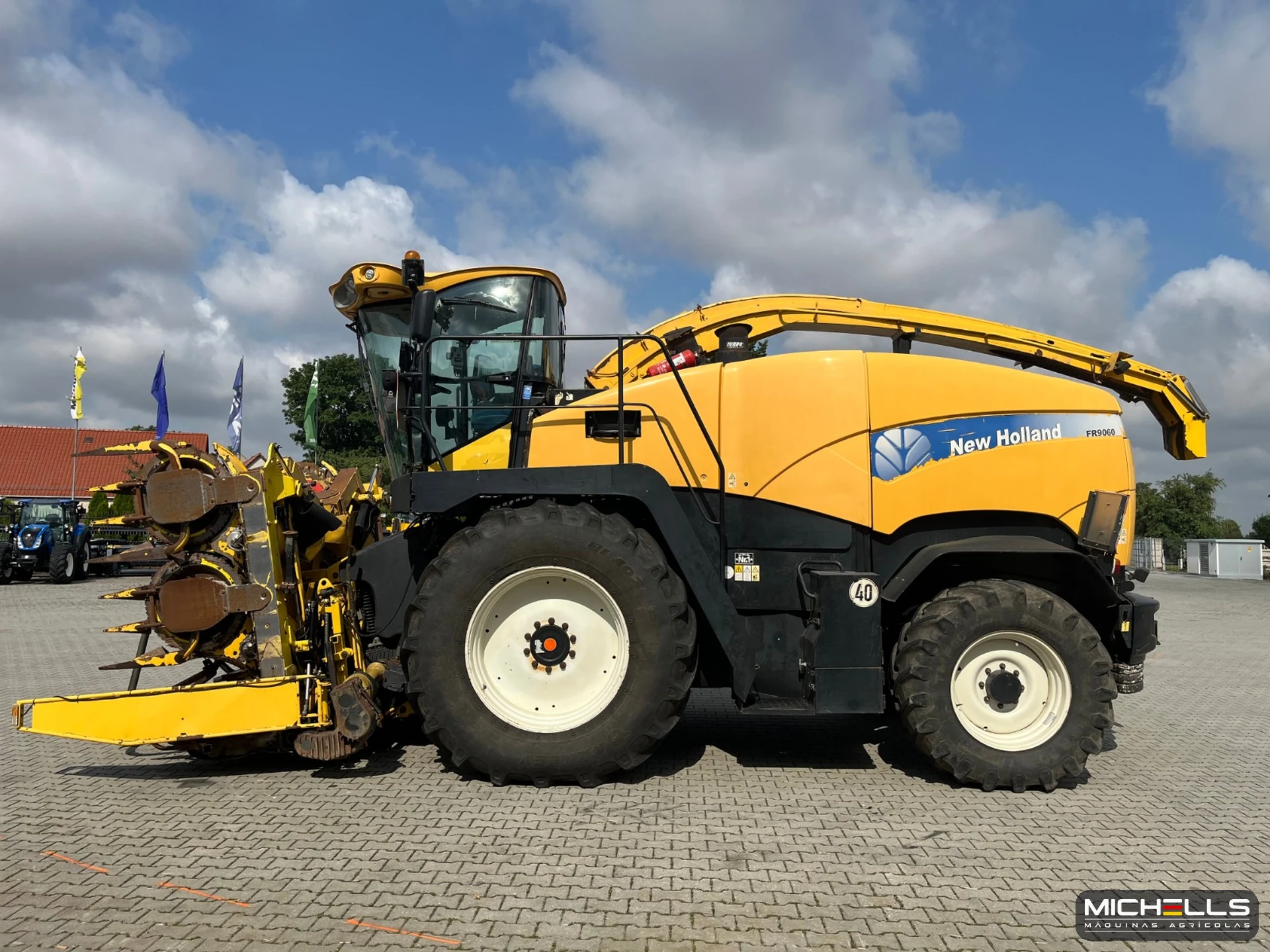 New Holland FR9060 Série FR9000 2008 amarelo — foto