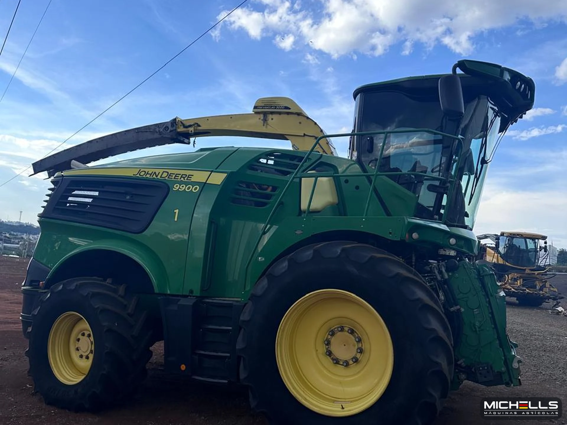 John Deere 9900 9900i (Série 9000 de forrageiras autopropelidas) 2020 verde — foto