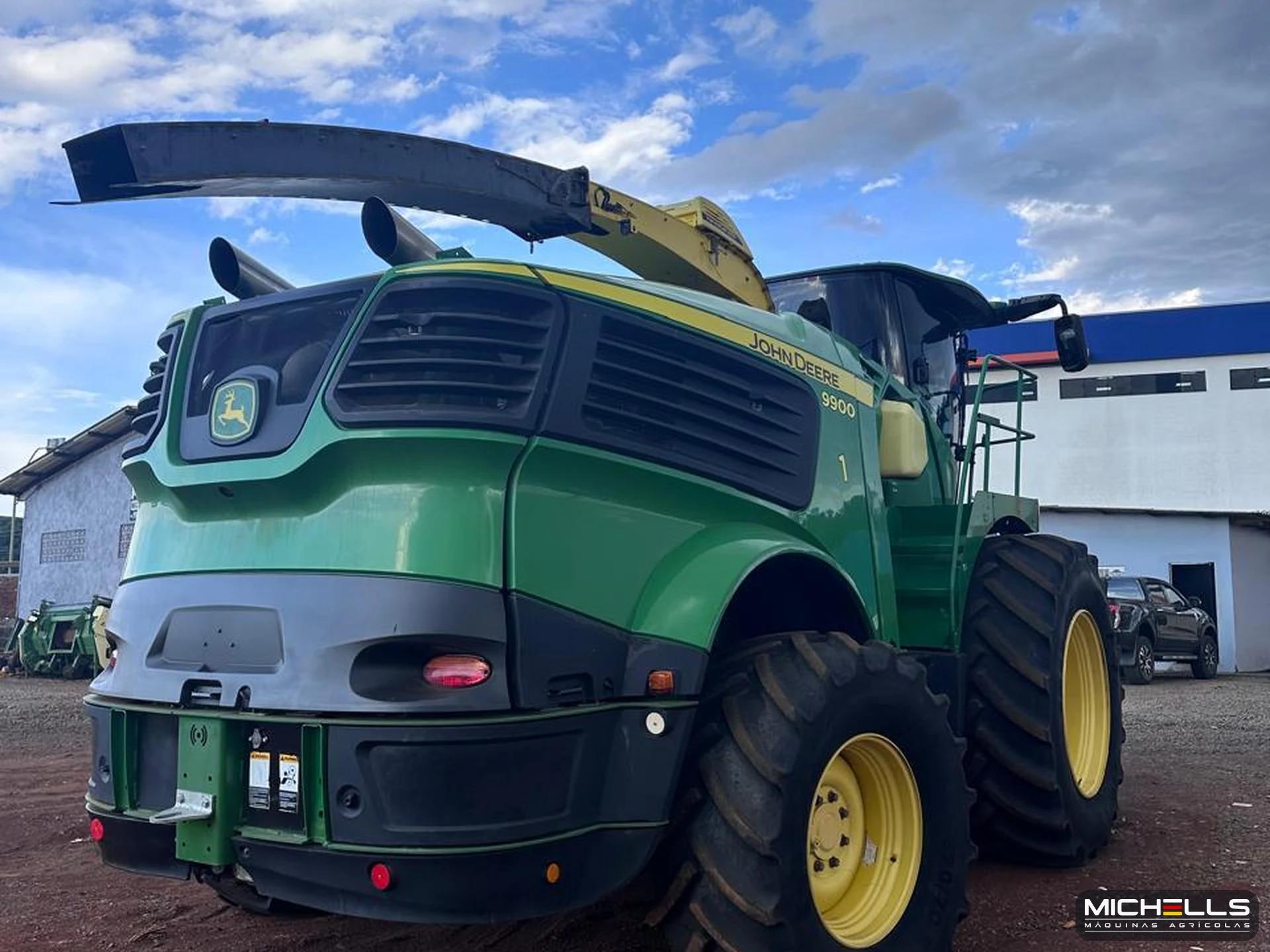John Deere 9900 9900i (Série 9000 de forrageiras autopropelidas) 2020 verde — foto